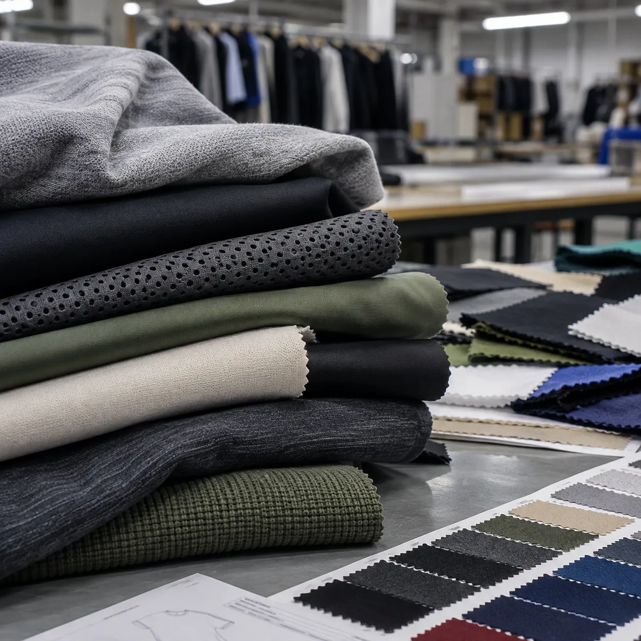 Streetwear fabric customization with cotton jersey, fleece and French terry options