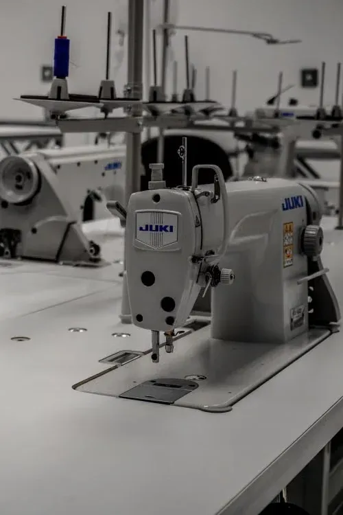 Professional Juki industrial sewing machine for custom clothing production